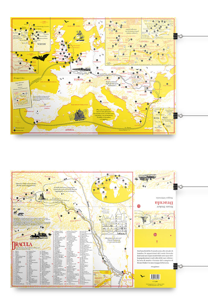 Dracula - Mappa letteraria Dracula