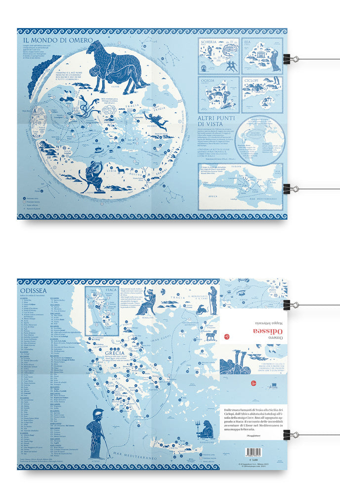 Odissea - Mappa letteraria