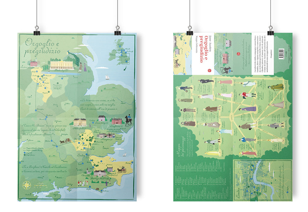 Orgoglio e pregiudizio - Mappa letteraria