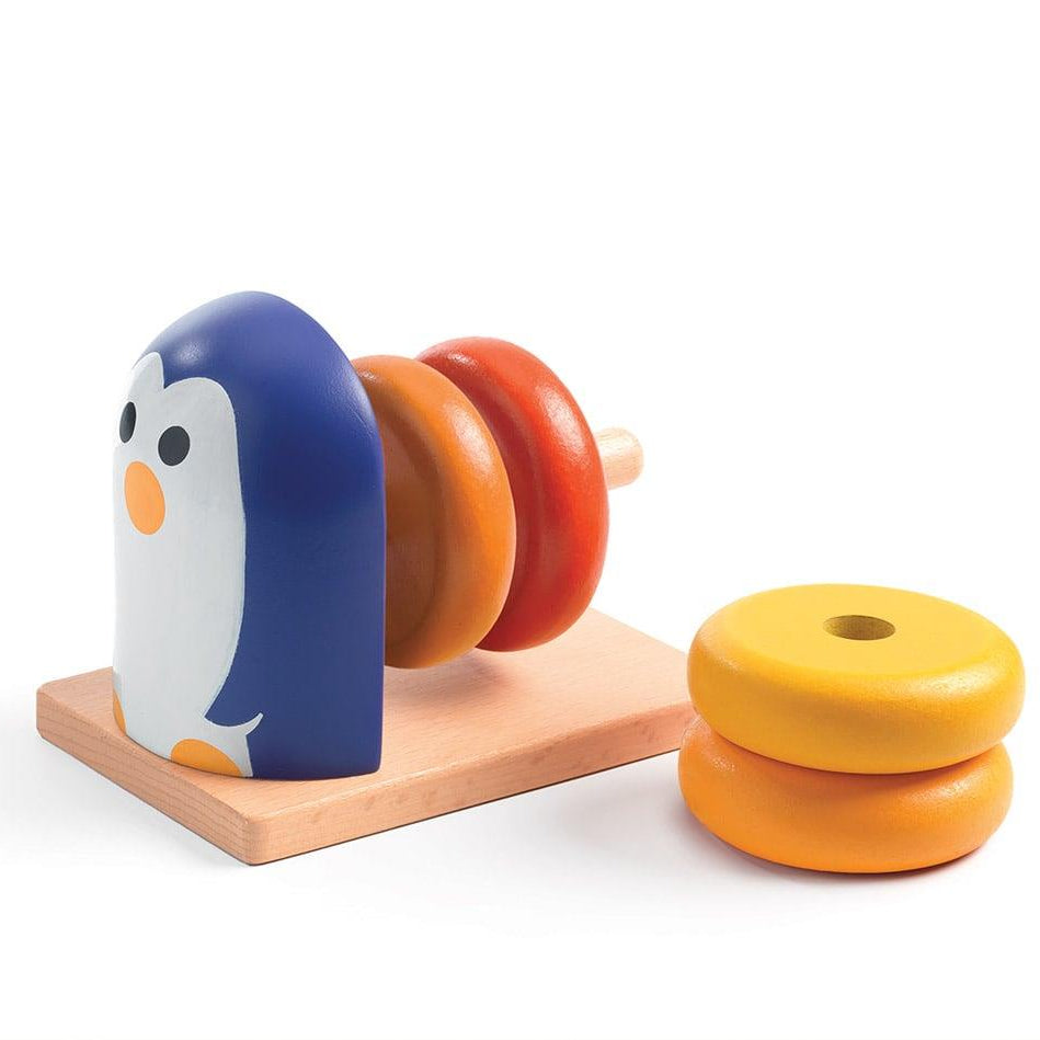 Penguin - Giochi impilabile in legno - Djeco