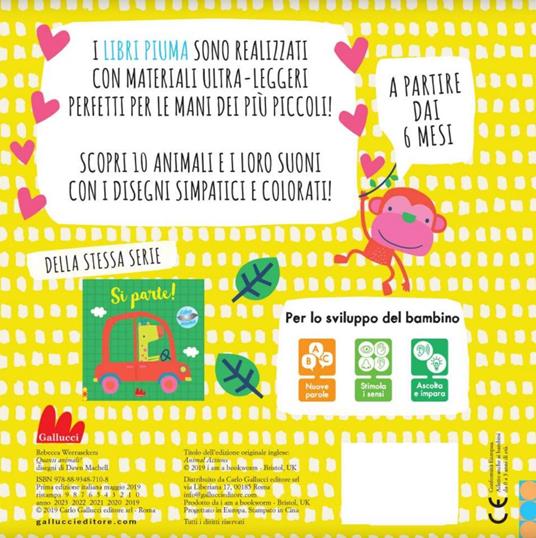 Quanti animali! Libro piuma