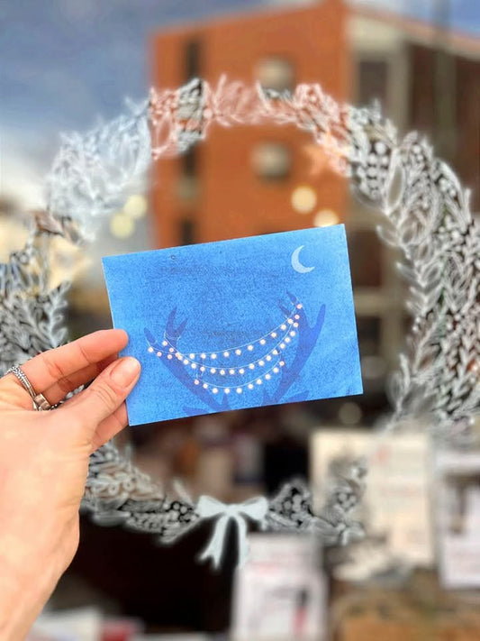 Biglietto Natale - Renna