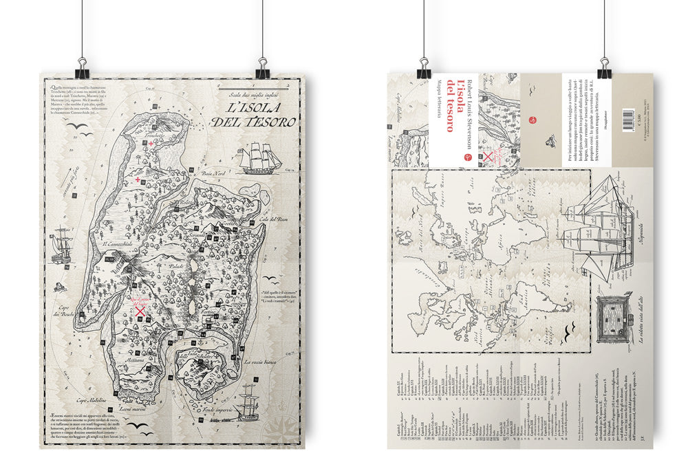 L'isola del tesoro - Mappa letteraria