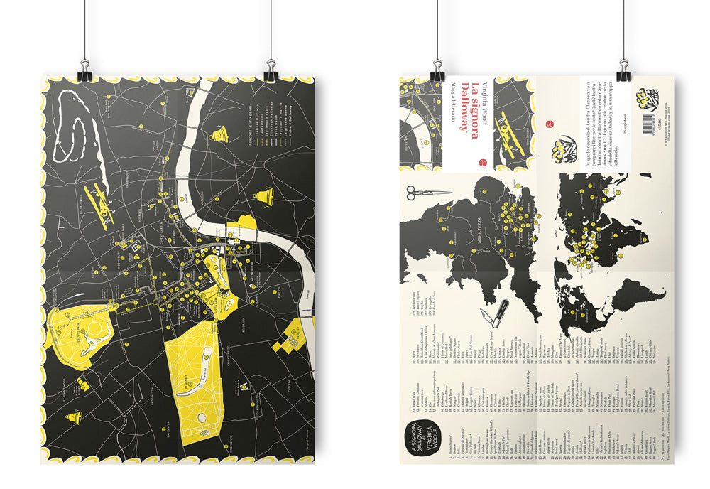 La signora Dalloway - Mappa letteraria